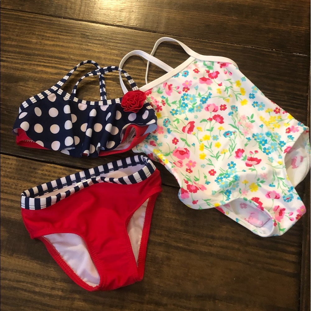 2 bathing suits 6-9 months